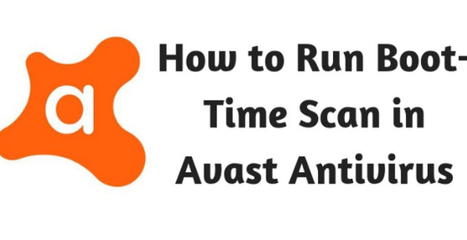 how to run a boot scan with avast